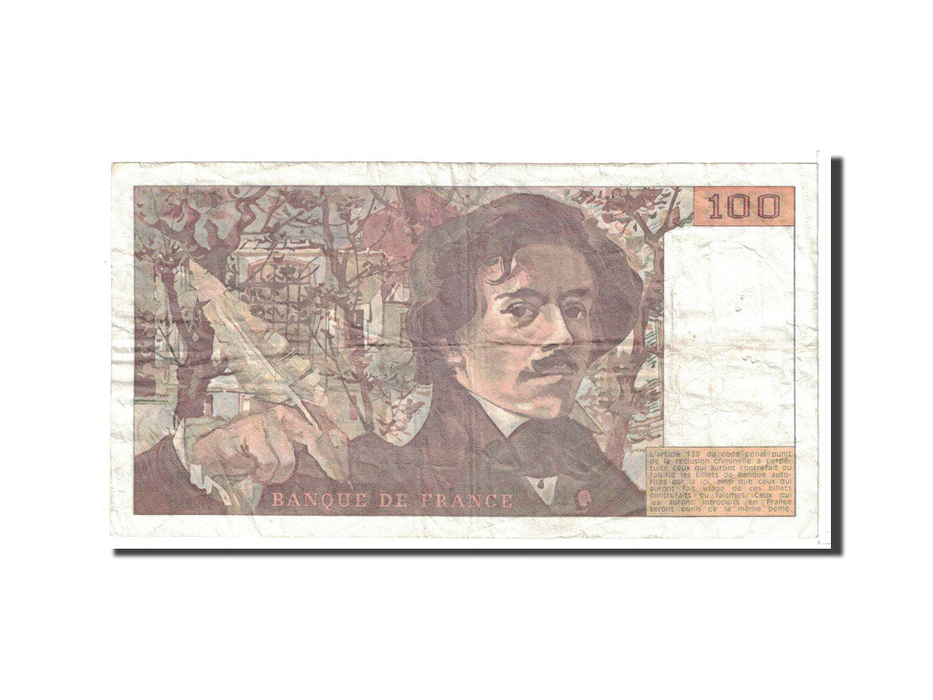 Banknote, France, 100 Francs, 1984, Undated, EF(40-45), Fayette:69.8b, KM:154b