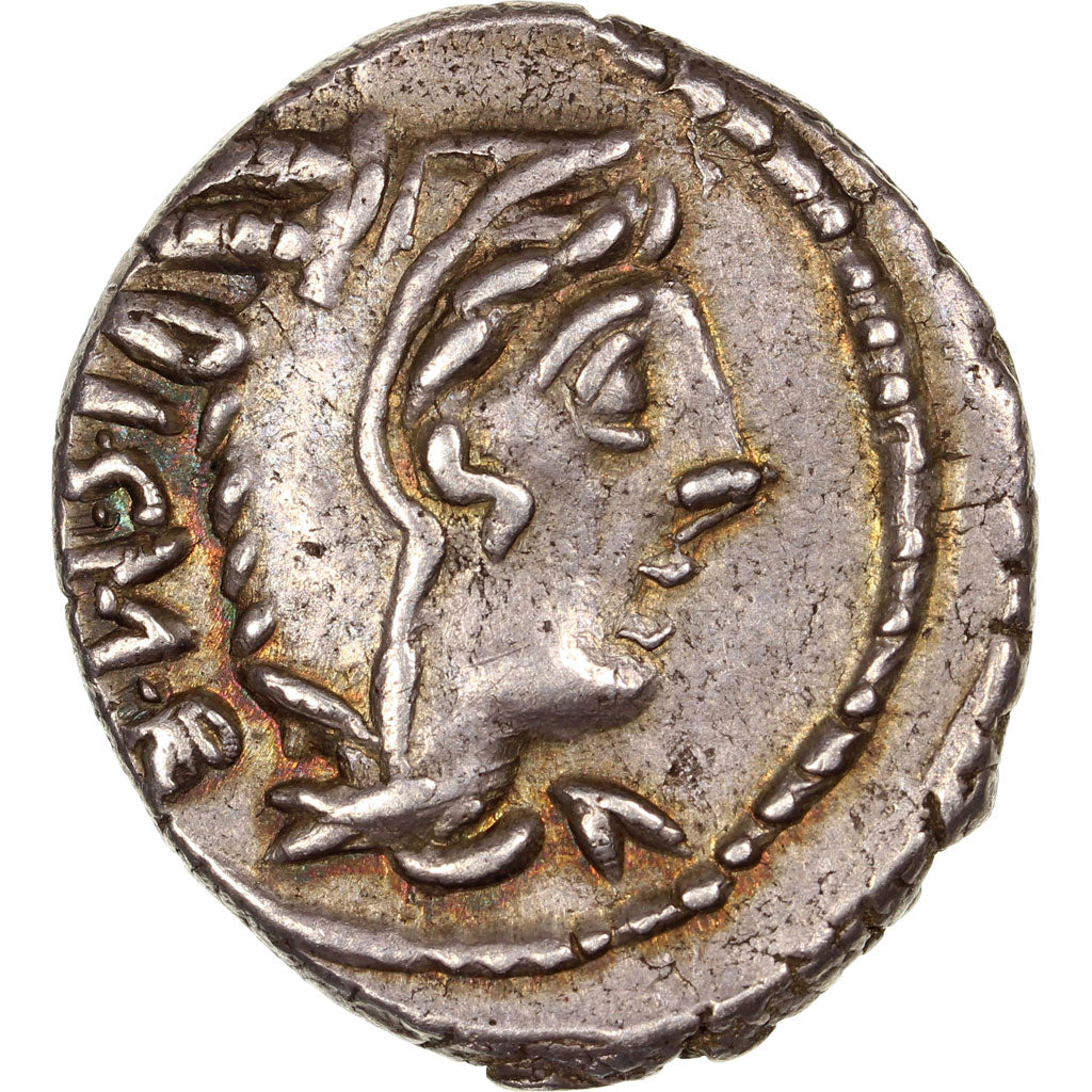 Thoria, Denarius, 105 BC, Rome, Silver, AU(55-58), Crawford:316/1