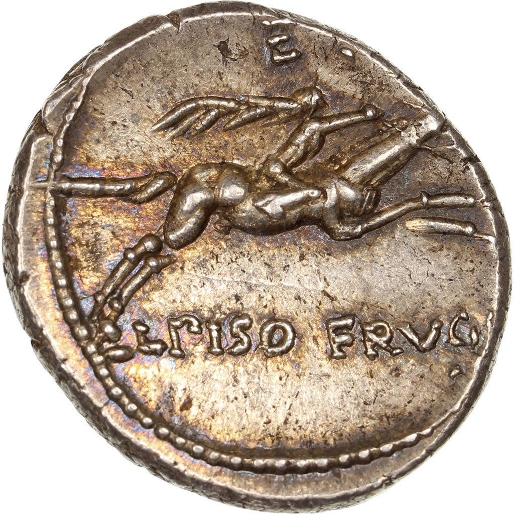 Calpurnia, Denarius, 90 BC, Rome, Silver, MS(60-62), Crawford:340/1