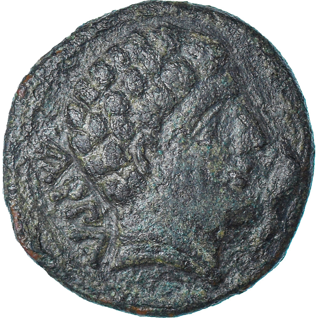 Iberia, As, 1st century BC, Konterbia Karbica, Bronze, EF(40-45)