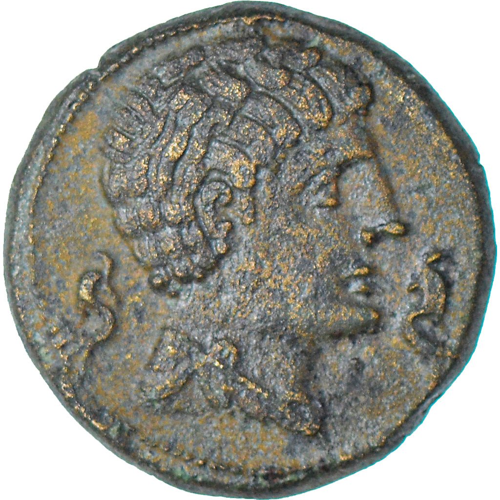 Coin, Iberia - Sekaisa, As, 1st century BC, Zaragoza, AU(50-53), Bronze
