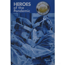 Malta, 2 Euro, Heroes of the Pandemic, 2021, Monnaie de Paris, Coin card.FDC