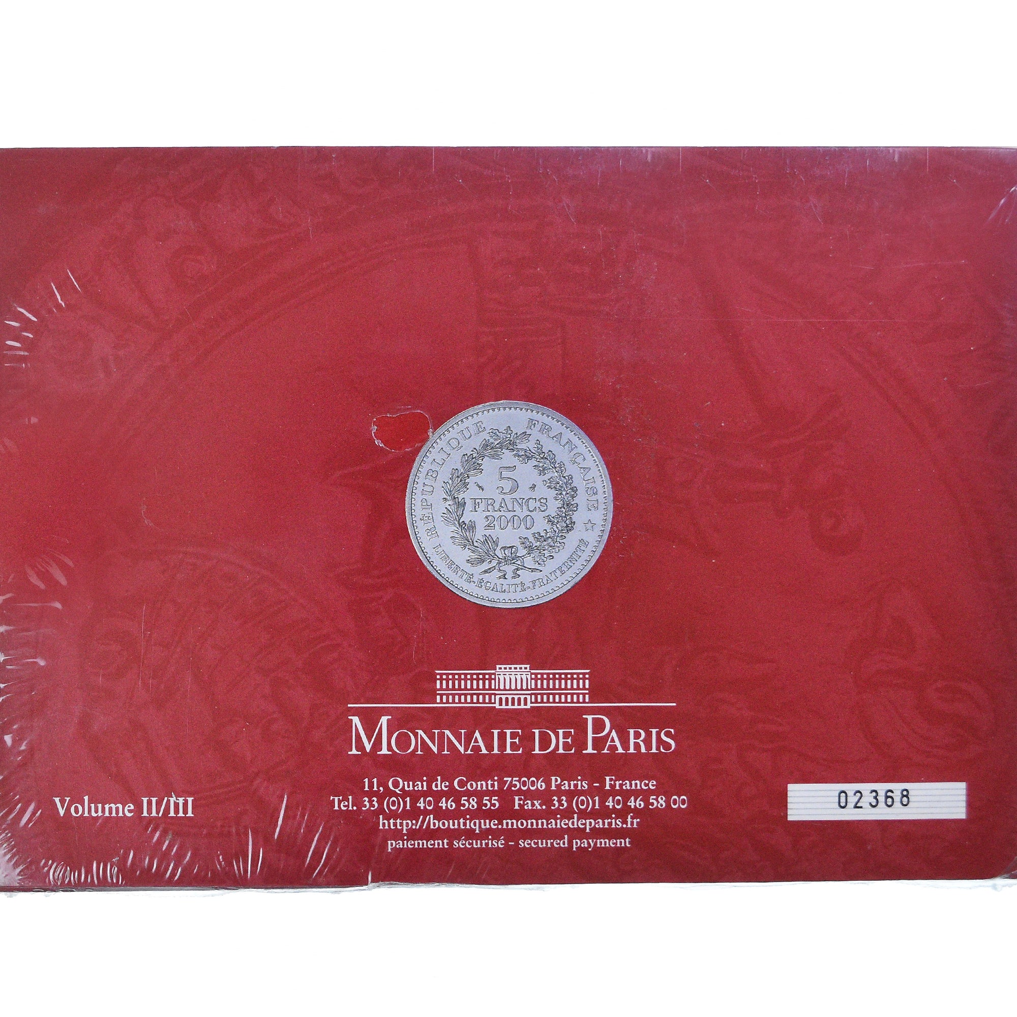 França, Coffret 3x 5 Francs, 2000 Ans de Monnaies Françaises (2/3), 2000