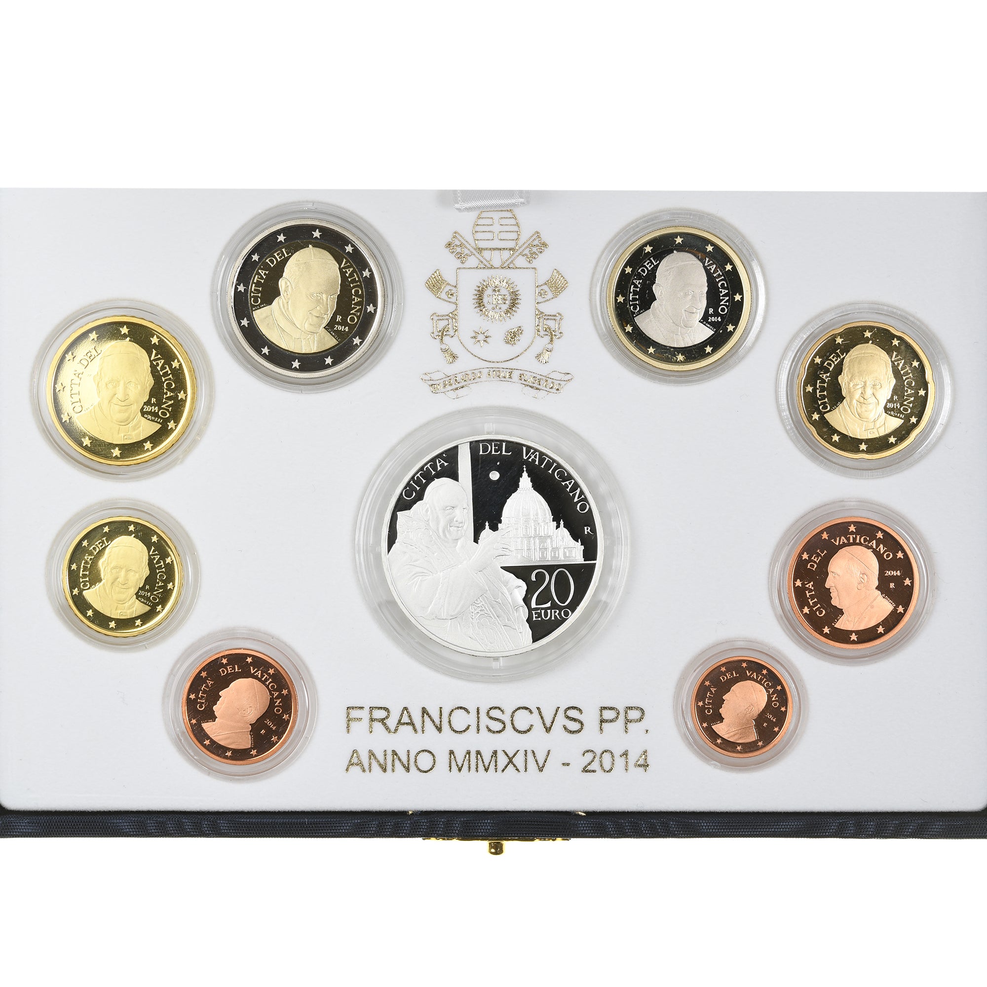 Vatikanstadt, Pope Francis I, Set 1 ct. - 20 Euro, PP, 2014, Rome, STGL