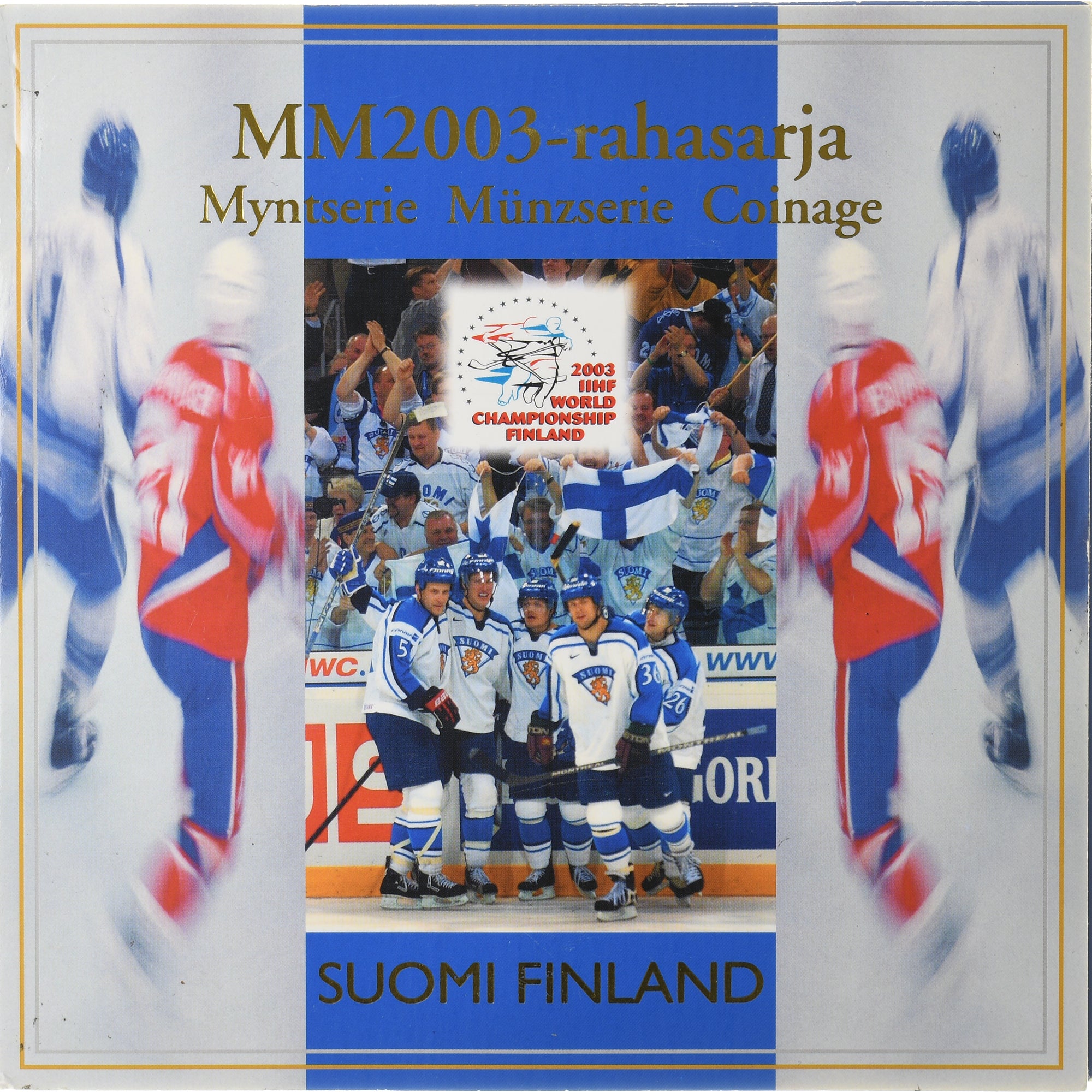 Finland, Set 1 cts. - 2 Euro, IIHF Hockey World Championship, 2003, FDC