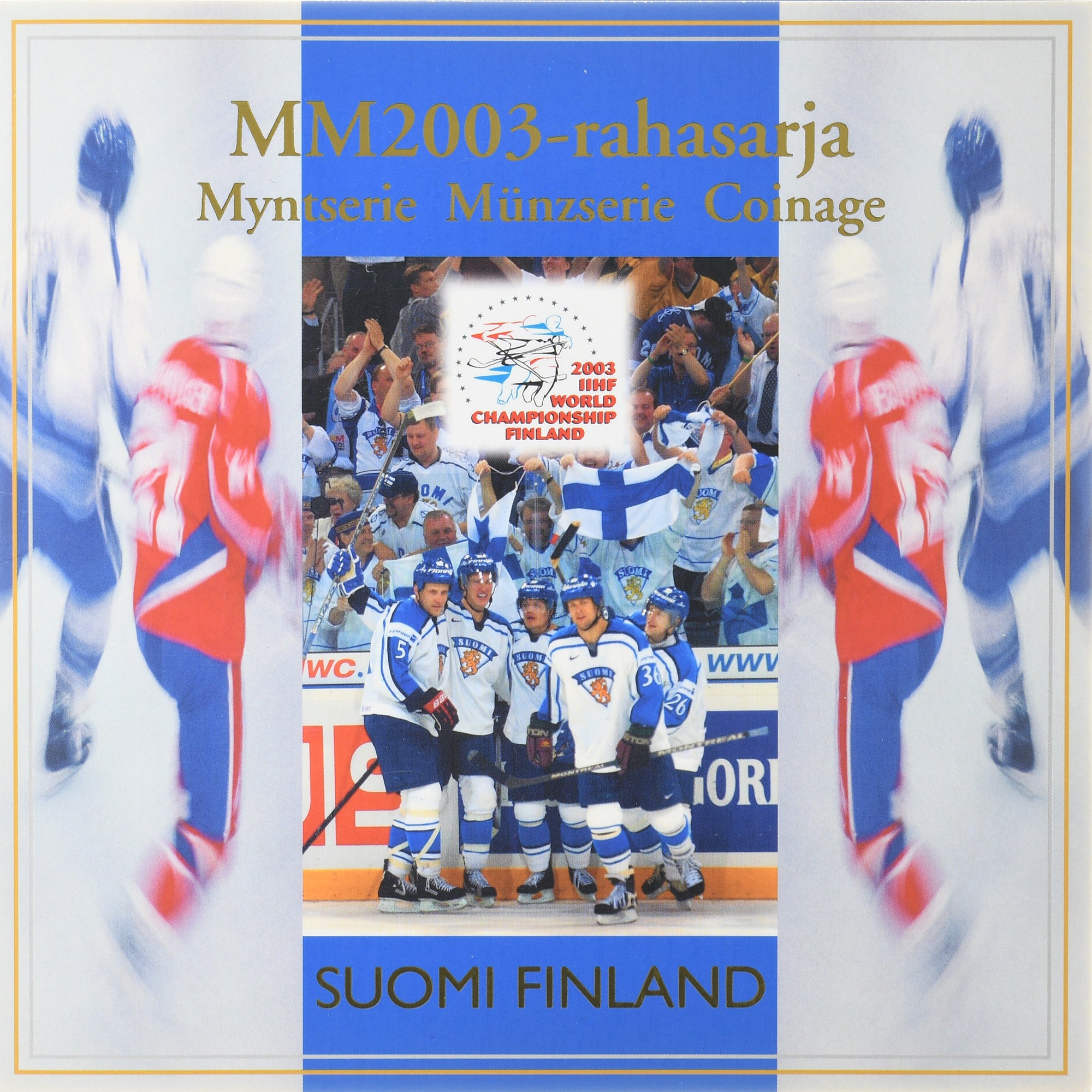 Finnland, Set 1 cts. - 2 Euro, IIHF Hockey World Championship, 2003, FDC, STGL