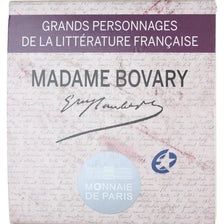 France, 10 Euro, Madame Bovary, 2013, Monnaie de Paris, BE, FDC, Argent