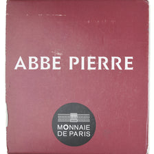 France, 10 Euro, abbé Pierre, 2012, Monnaie de Paris, BE, MS(65-70), Silver