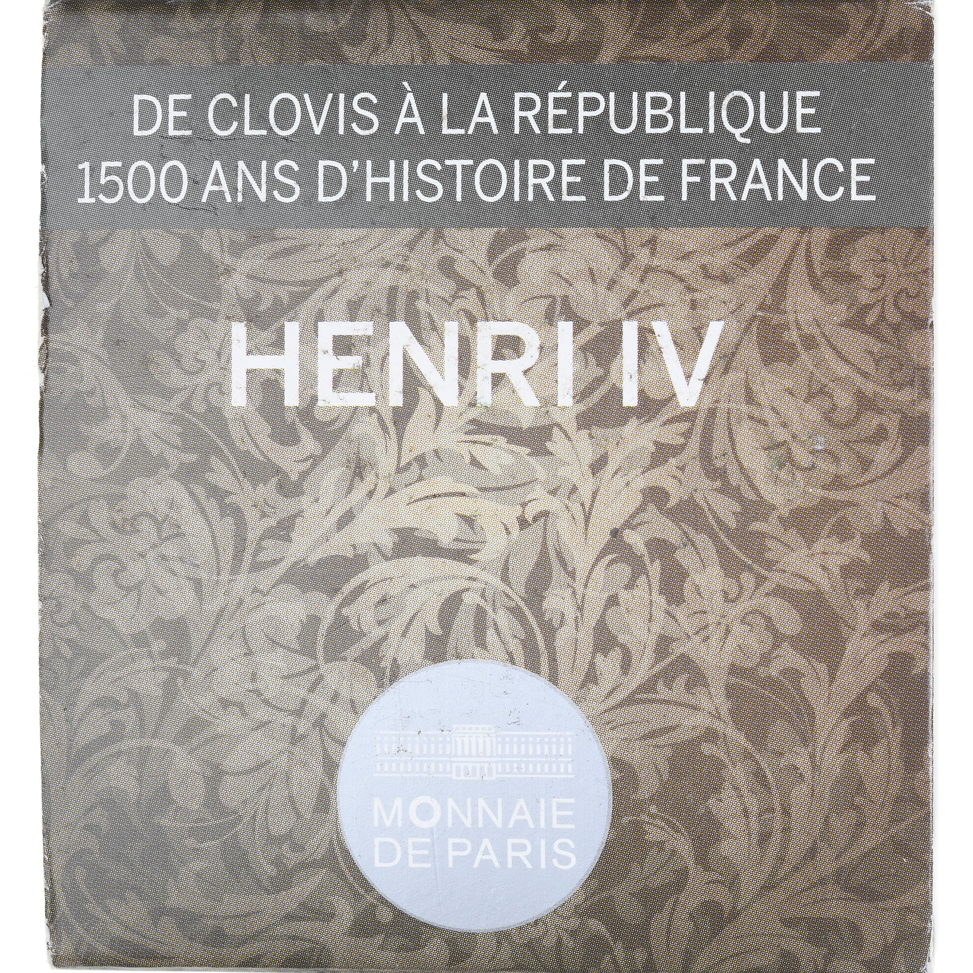 França, 10 Euro, Henri IV, 2013, Monnaie de Paris, historique, MS(65-70), Prata