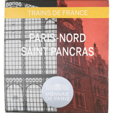 Frankreich, 10 Euro, Gare du Nord - Saint-Pancras, 2013, Monnaie de Paris, BE