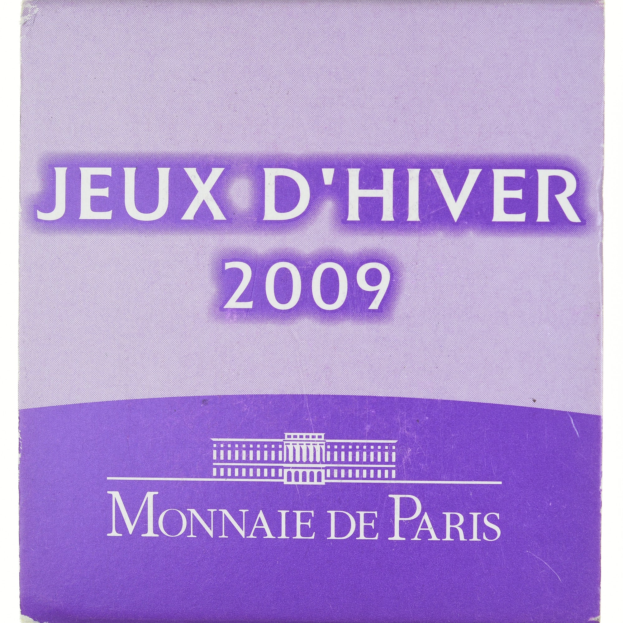 Francia, 10 Euro, Jeux d'Hiver - Ski Alpin, 2009, Monnaie de Paris, BE, FDC