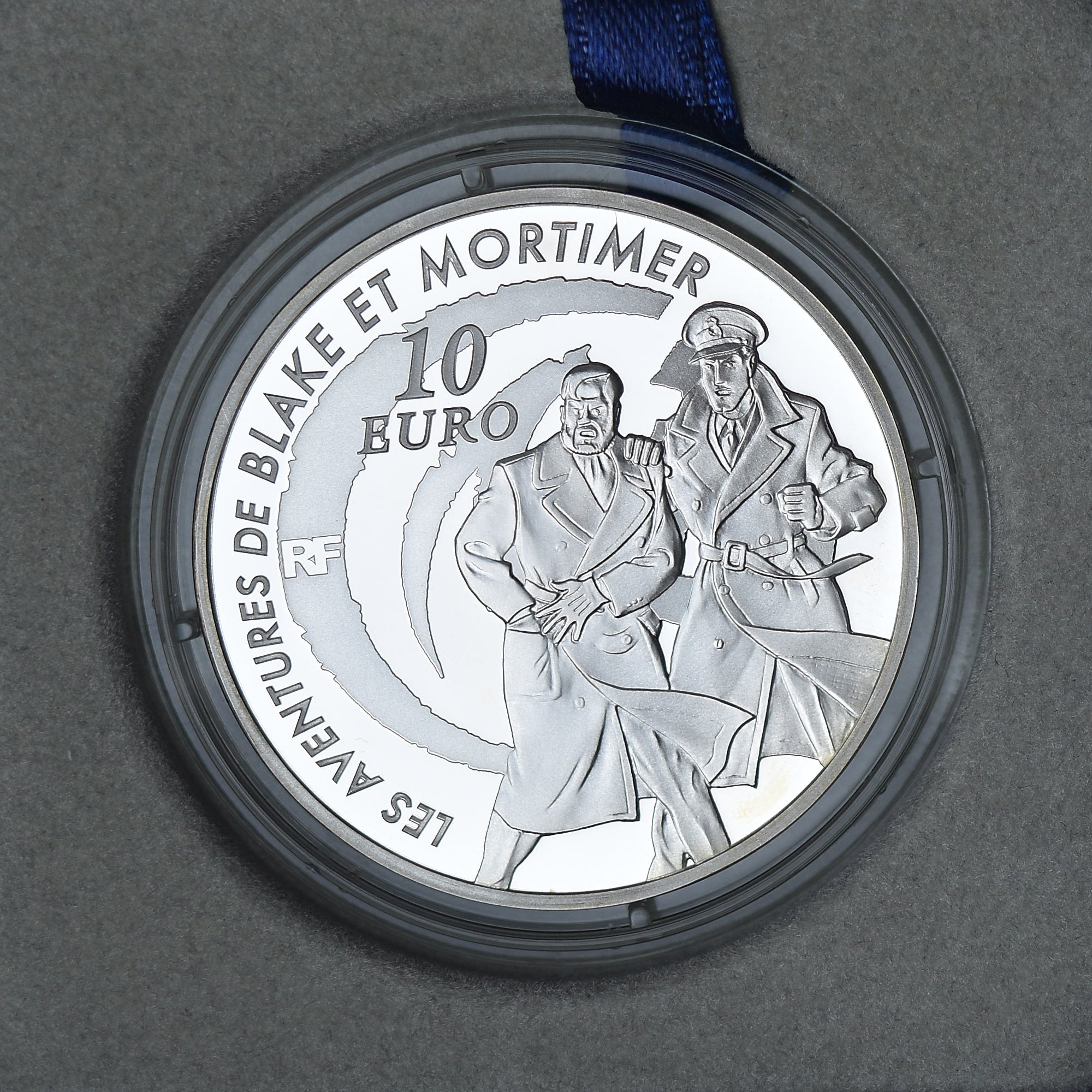 France, 10 Euro, Blake & Mortimer, 2010, Monnaie de Paris, Proof / BE