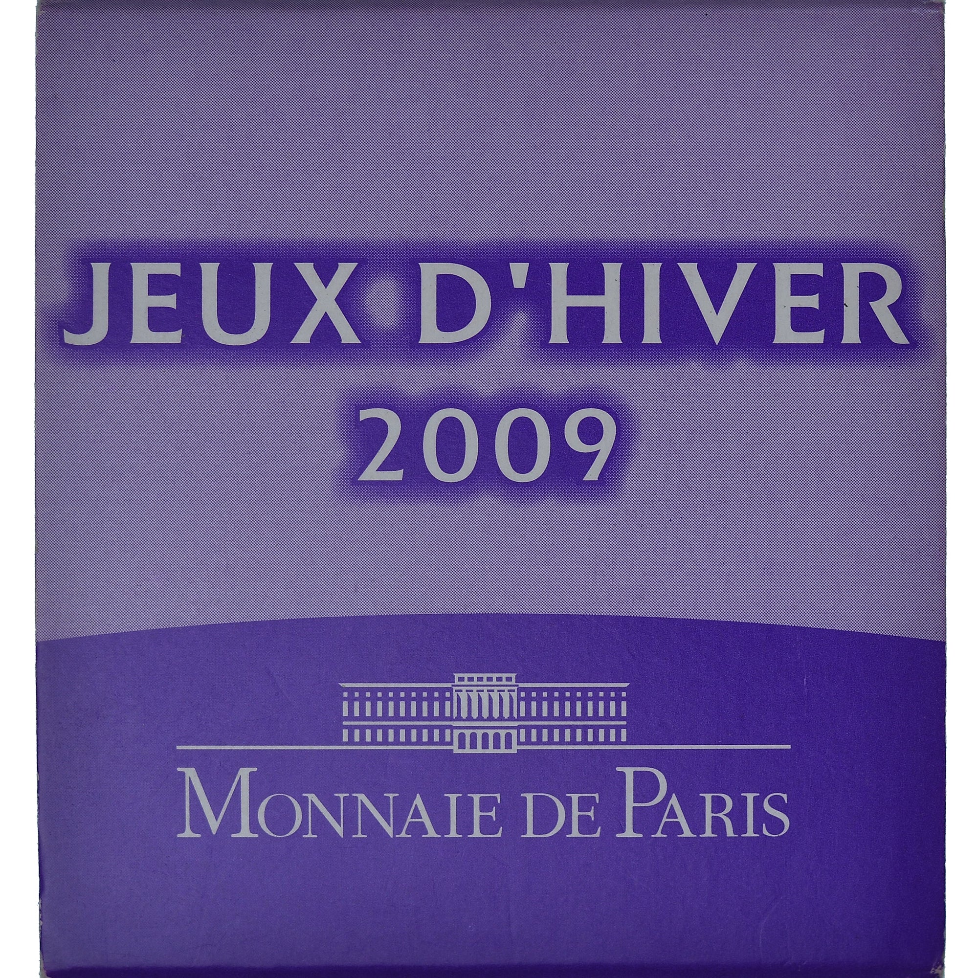 France, 10 Euro, Jeux d'Hiver - Ski Alpin, 2009, Monnaie de Paris, Proof / BE