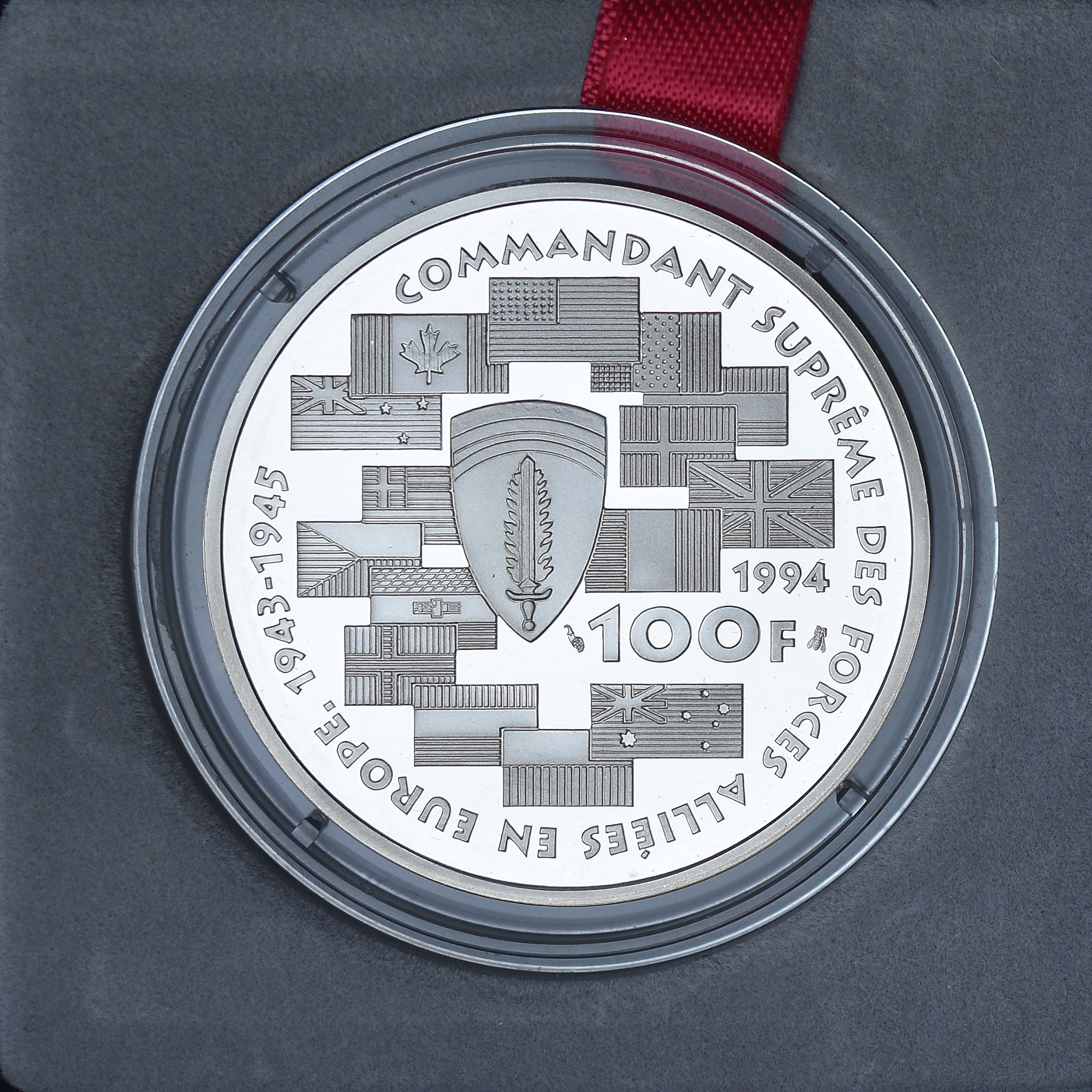 Coin, France, Libération - Eisenhower, 100 Francs, 1994, Monnaie de Paris