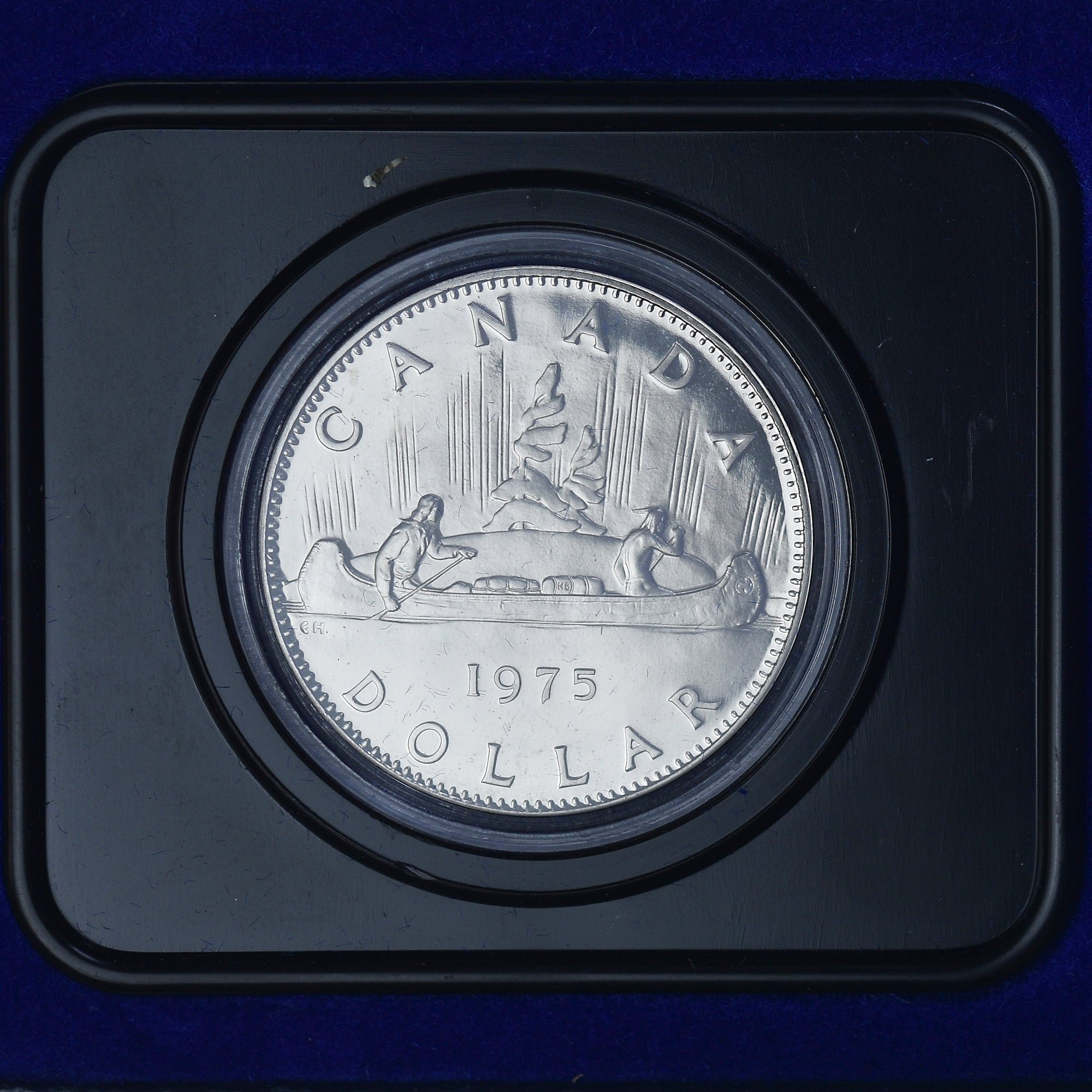 Monnaie, Canada, Elizabeth II, Dollar, 1975, Royal Canadian Mint, FDC, Argent