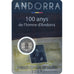 Andorra, 2 Euro, 100 ans de l'hymne national, 2017, Coin card, MS(65-70)