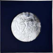 France, 100 Euro, Auguste Rodin, 2017, Monnaie de Paris, MS(65-70), Silver
