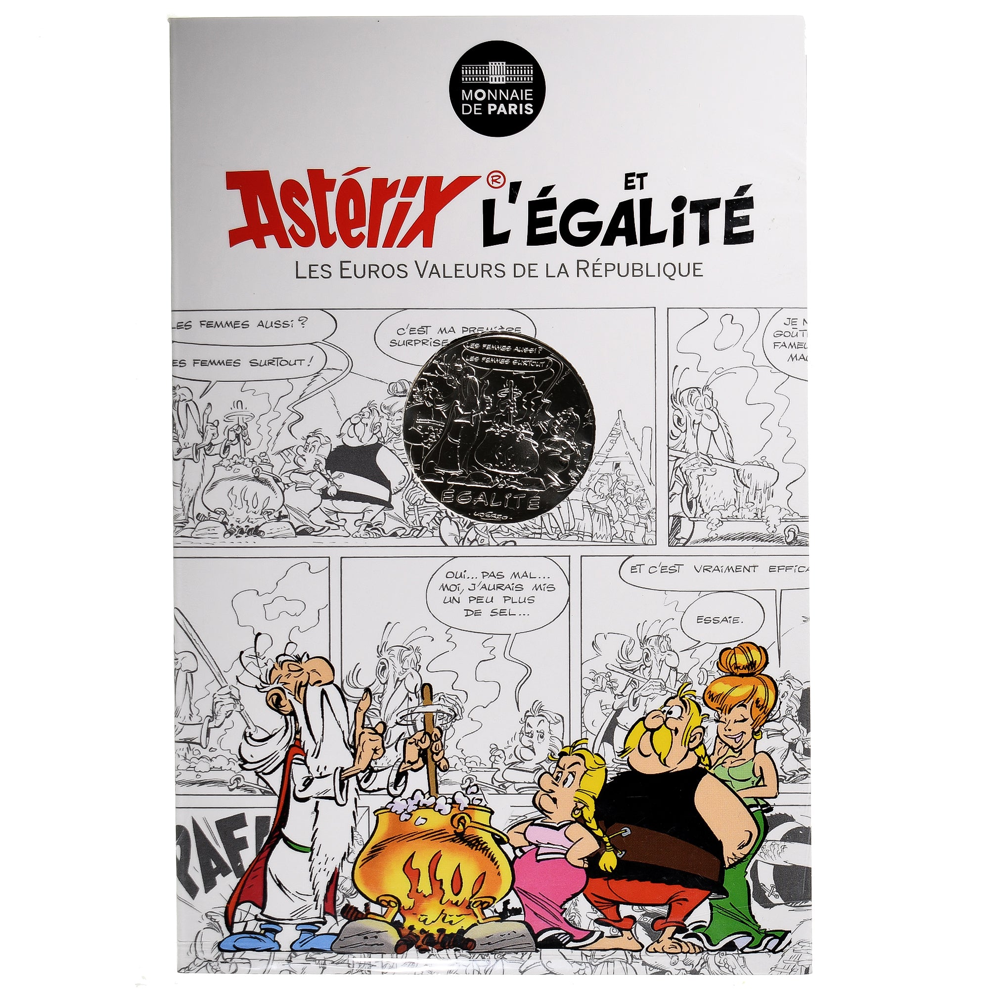 France, 10 Euro, Astérix Égalité (Le devin), 2015, Monnaie de Paris