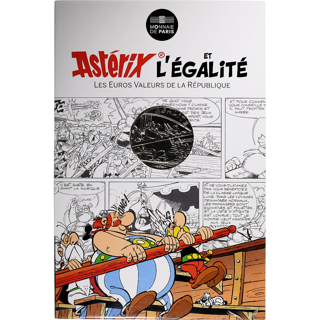 Francja, 10 Euro, Astérix Égalité (Jeux Olympiques), 2015, Monnaie de Paris