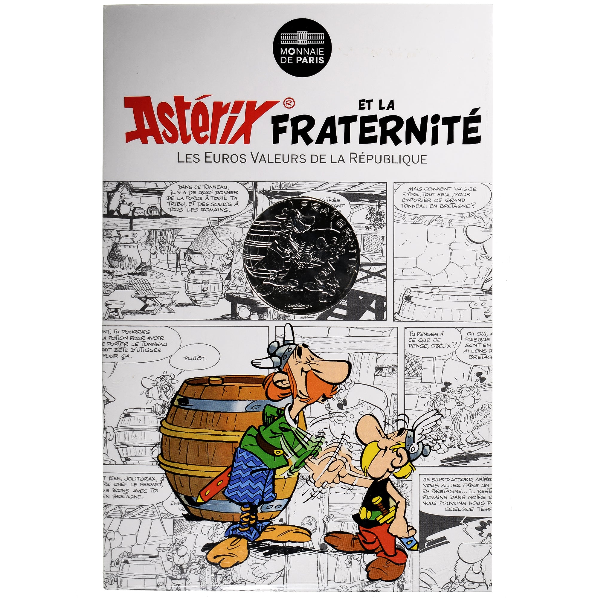 France, 10 Euro, Astérix Fraternité (Astérix chez les bretons), 2015, Monnaie