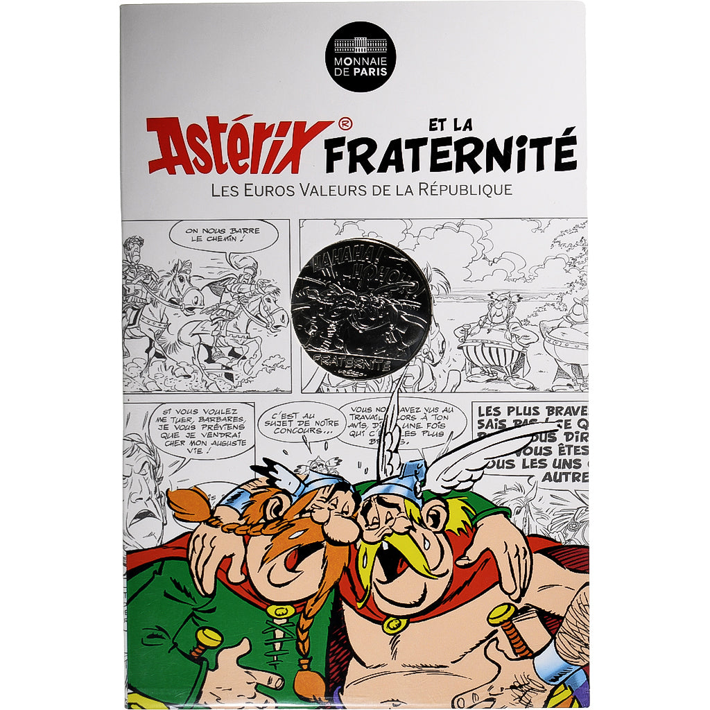 France, 10 Euro, Astérix Fraternité (Astérix chez les belges), 2015, Monnaie