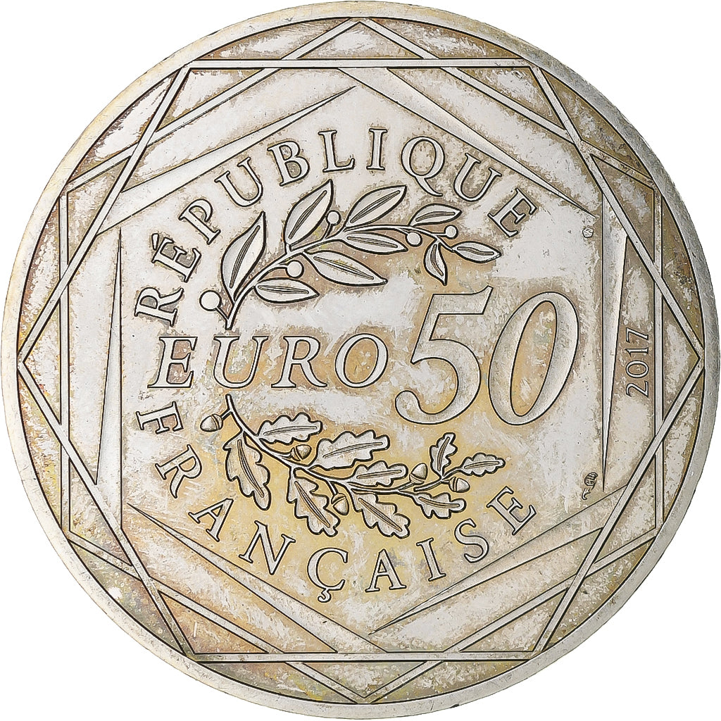 France, 50 Euro, Jean-Paul Gaultier - Coq Marinière, 2017, Monnaie de Paris