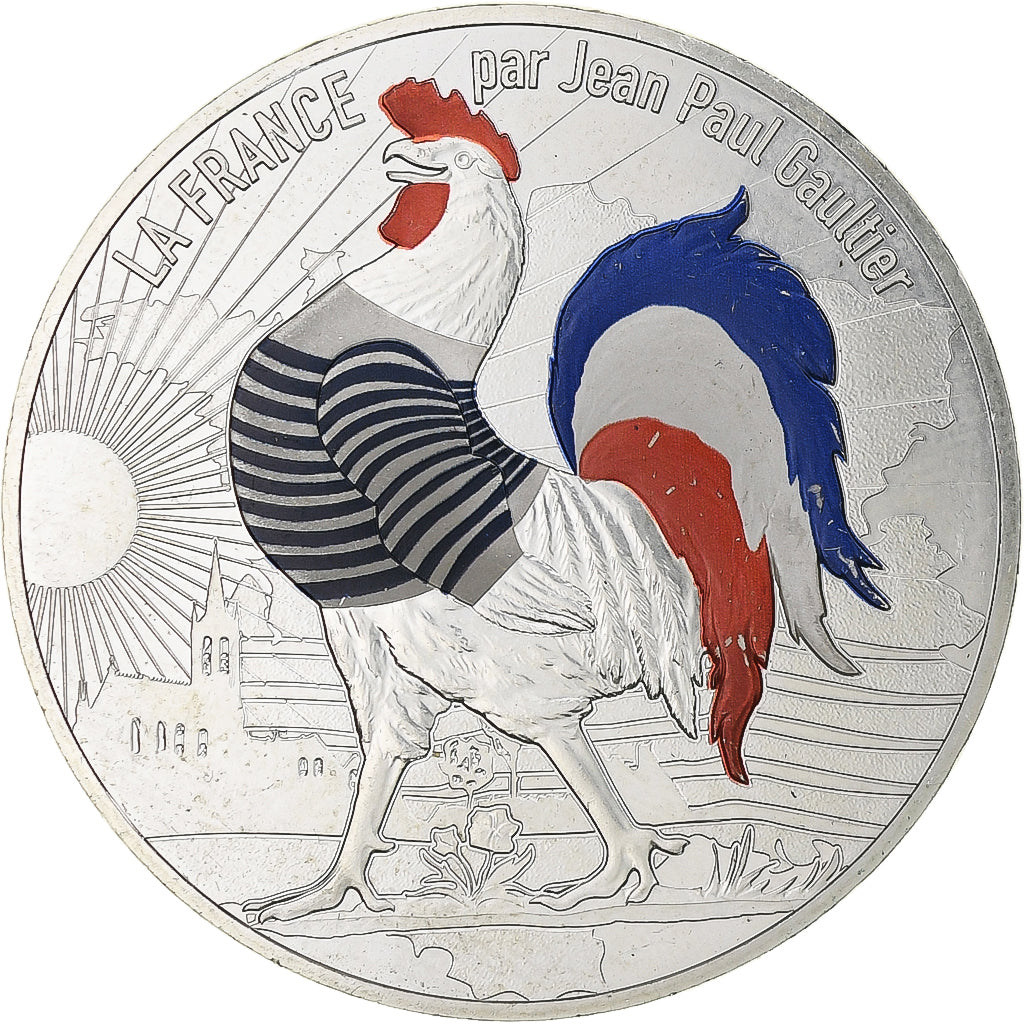 Francja, 50 Euro, Jean-Paul Gaultier - Coq Marinière, 2017, Monnaie de Paris