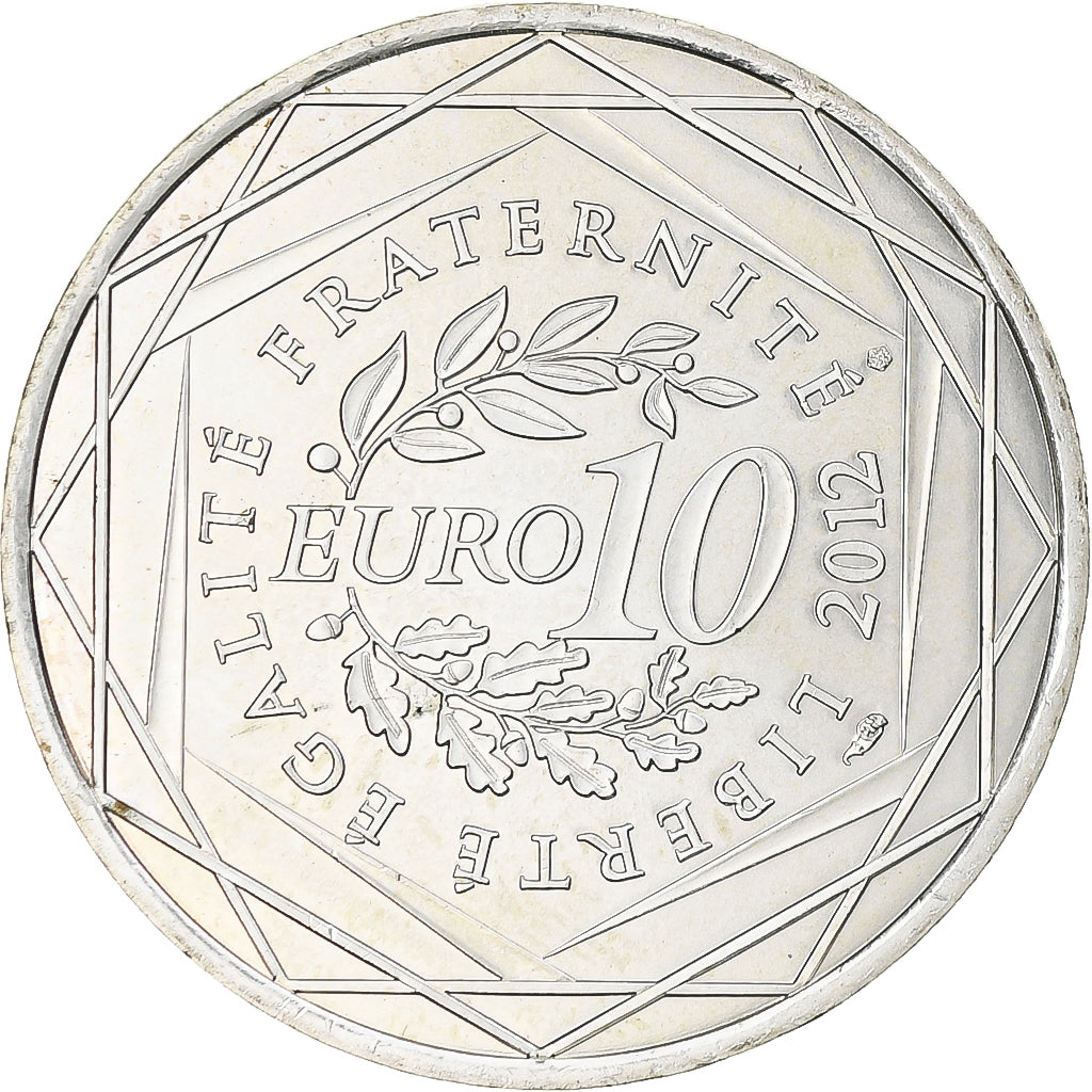 Frankreich, 10 Euro, Franche-Comté, 2012, Paris, UNZ, Silber