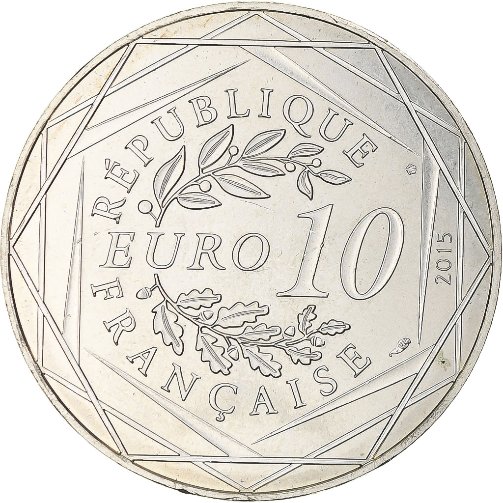France, 10 Euro, Asterix Liberté (La grande traversée), 2015, Paris, MS(64)