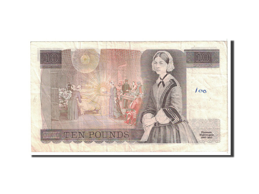 Banknote, Great Britain, 10 Pounds, 1984, Undated, KM:379c, EF(40-45)