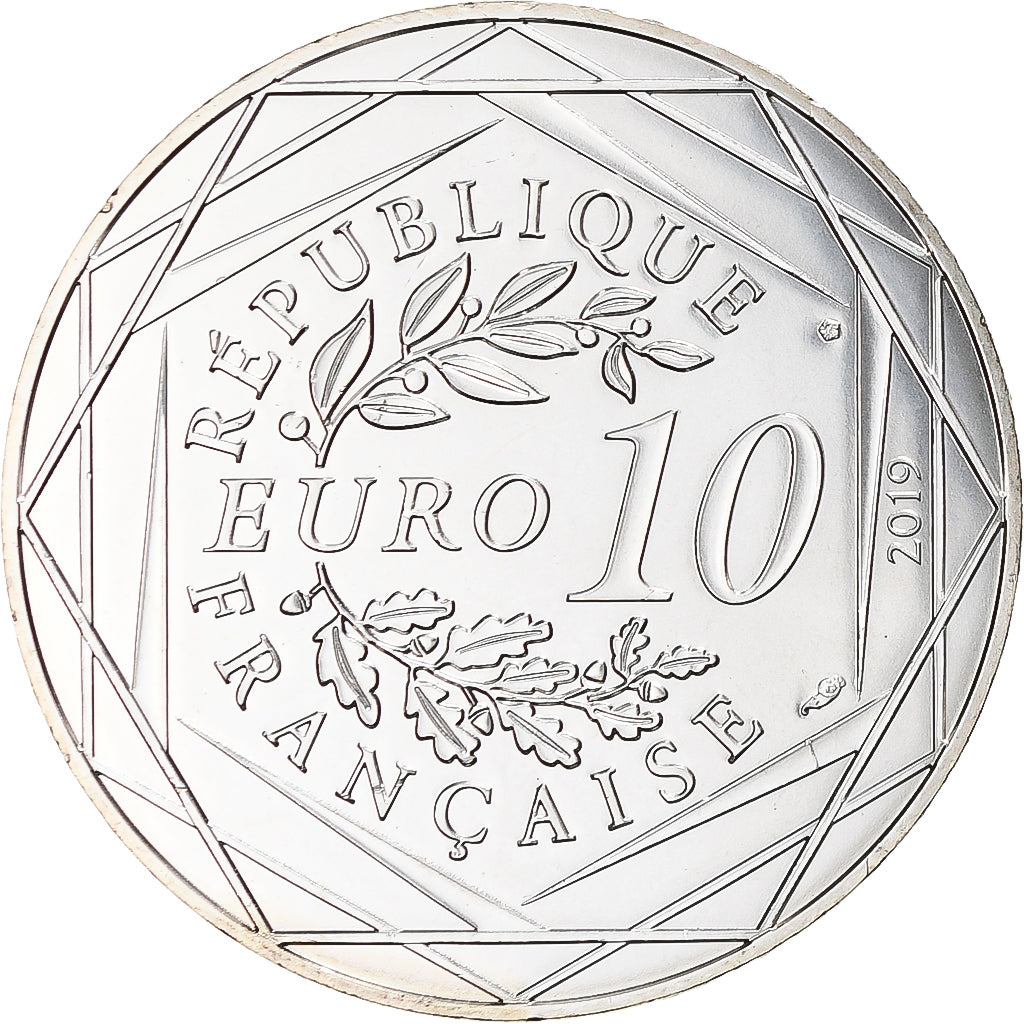 Frankreich, 10 Euro, Pièce d'Histoire - Louis XVI, 2019, Paris, UNZ+, Silber