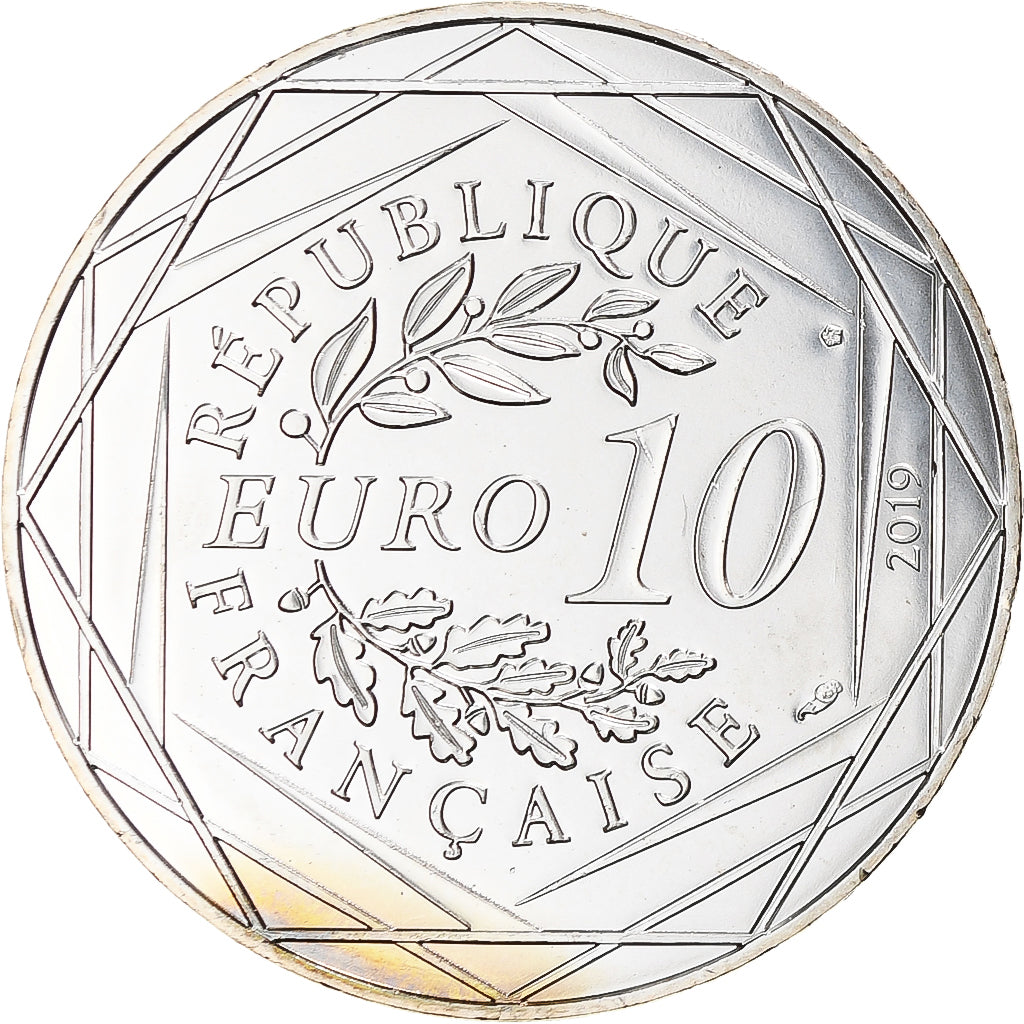 France, 10 Euro, Pièce d'Histoire - Napoléon Ier, 2019, Paris, MS(64), Silver