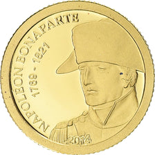 Gabon, Napoléon I, 1000 Francs, 2014, MS(65-70), Gold