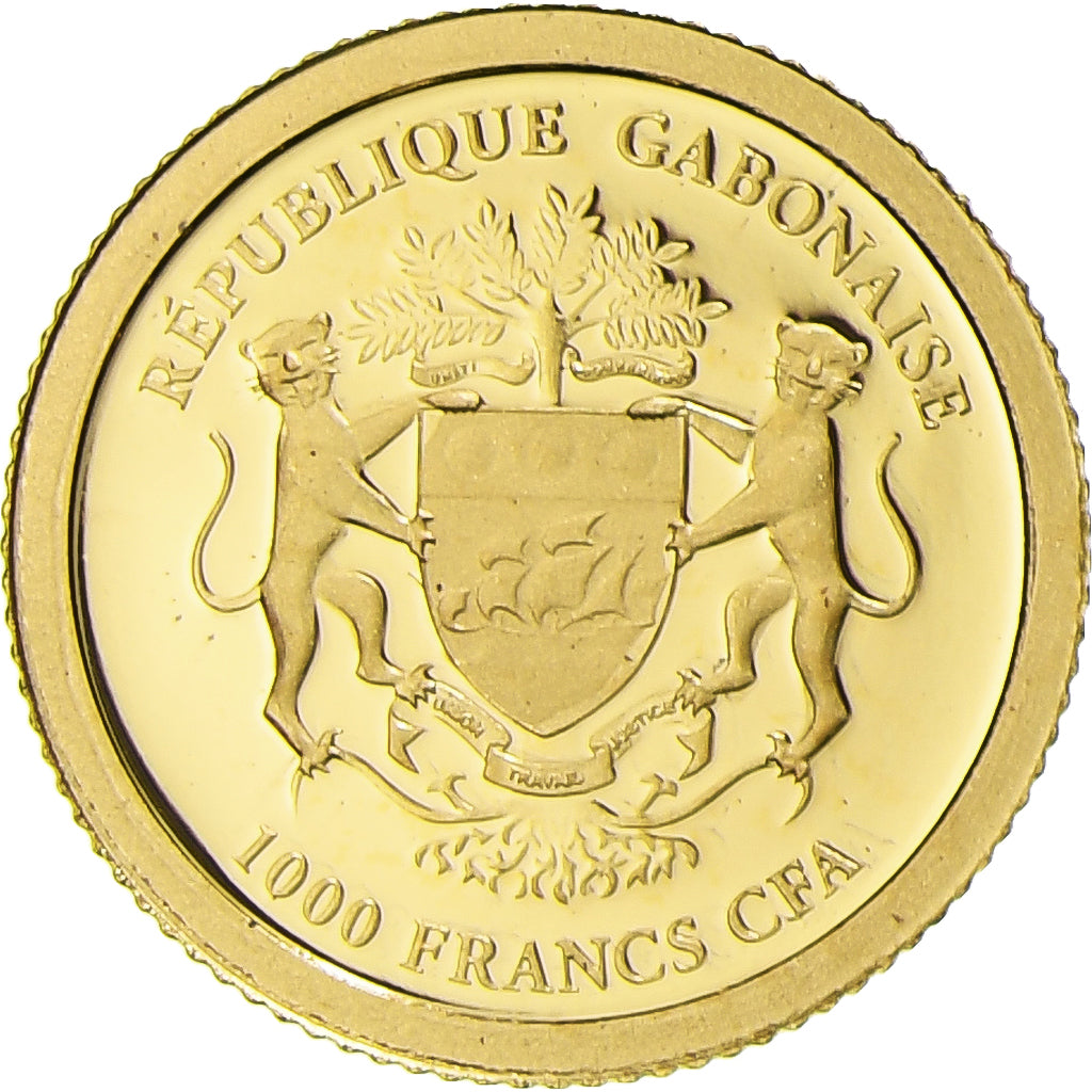 Gabon, Centenaire de la Première Guerre mondiale, 1000 Francs, 2014, MS(65-70)