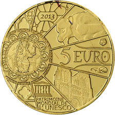 France, 5 Euro, Notre-Dame de Paris, 2013, Paris, Or, FDC