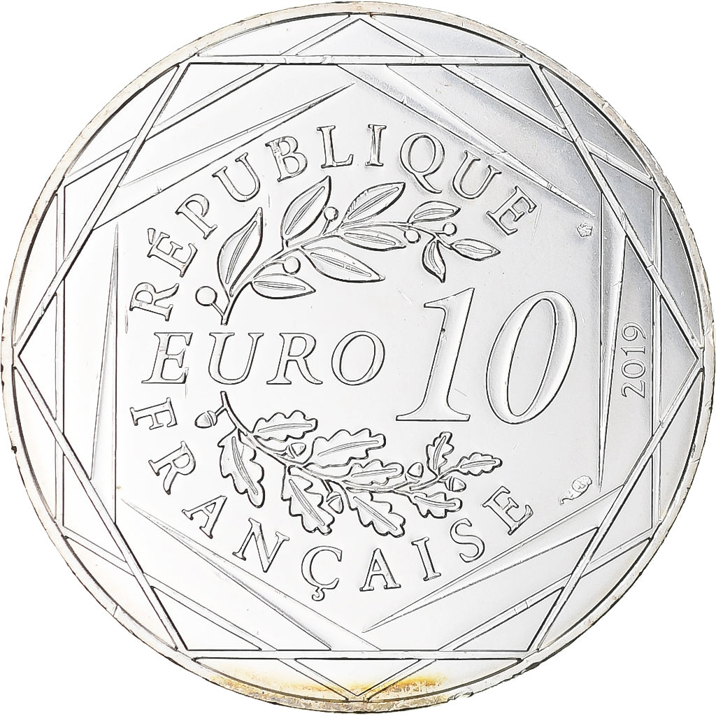 Frankrijk, 10 Euro, Pièce d'Histoire - Vercingétorix, 2019, Paris, UNC, Zilver