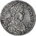Frankrijk, Louis XIV, Écu à la mèche longue, 1652, Troyes, ZF+, Zilver