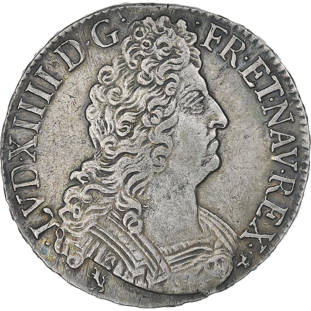 Frankrijk, Louis XIV, Ecu aux 8 L 2e type, 1705, Rennes, Flan neuf, Zilver, ZF+