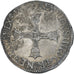 França, Henri IV, 1/4 Ecu, 1604, Saint-Lô, EF(40-45), Prata, Gadoury:596A
