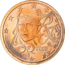 France, Euro Cent, 2002, Paris, Série BE, FDC, Coppered Steel, KM:1282