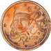 Francia, Euro Cent, 2002, Paris, Série BE, FDC, Acciaio placcato rame, KM:1282