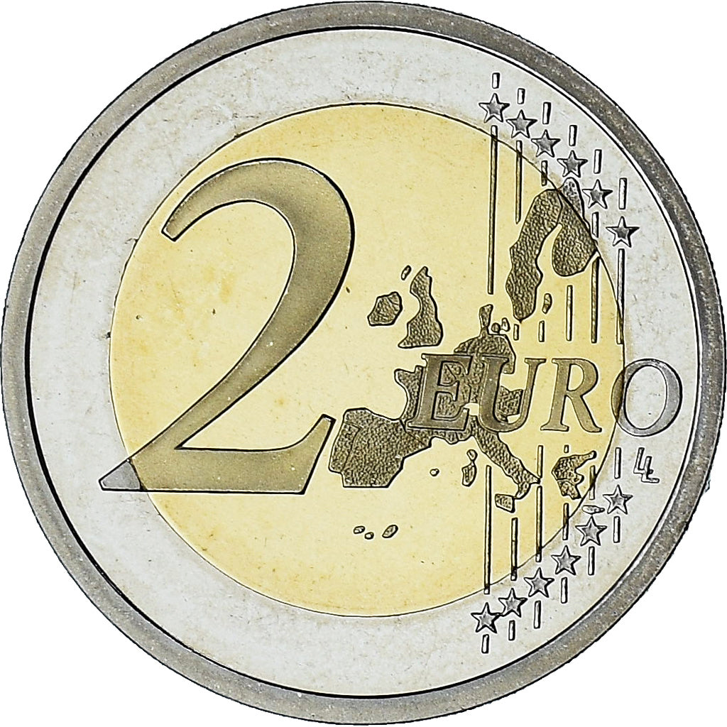 France, 2 Euro, 2002, Paris, Série BE, MS(65-70), Bi-Metallic, KM:1289