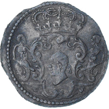 France, CORSICA, Pascal Paoli, 4 Soldi, 1767, Murato, EF(40-45), Billon