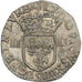 Francia, Louis XIV, 1/4 Ecu, 1644, Rennes, Plata, MBC+, Gadoury:136a