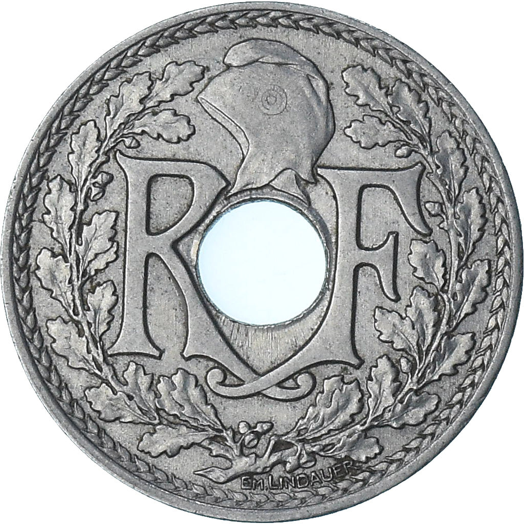 France, Lindauer, 25 Centimes, 1916, Paris, Souligné, SUP, Nickel, Gadoury:379