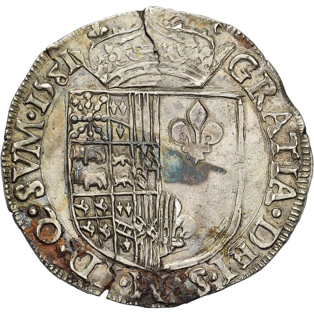 France, Henri III (Henri II of Béarn), 1 Franc, 1581, Saint-Palais, Silver