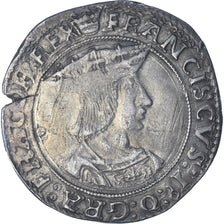 Francia, François Ier, Teston, Paris, 2nd type, Argento, MB+, Gadoury:279B
