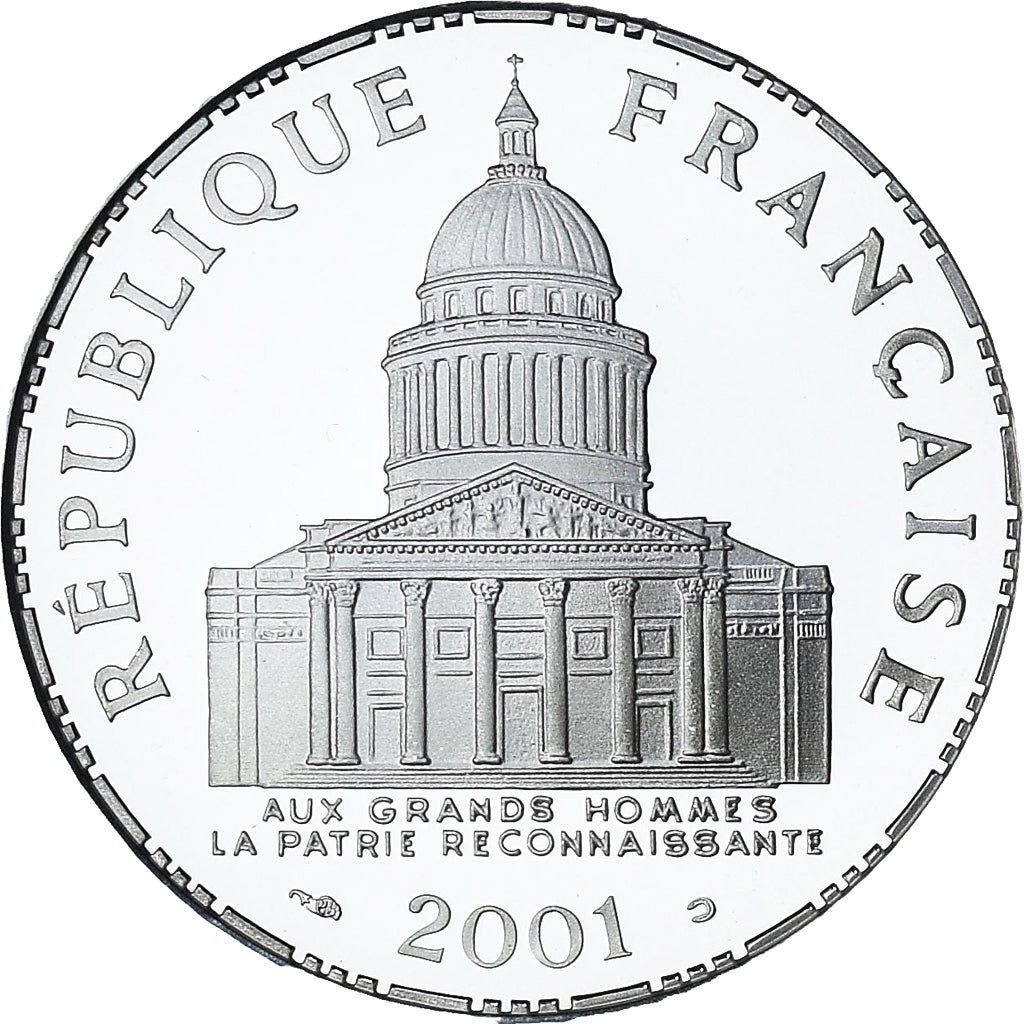 Francia, Panthéon, 100 Francs, 2001, Paris, Série BE, FDC, Plata, KM:1008.2
