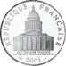 Francia, Panthéon, 100 Francs, 2001, Paris, Série BE, FDC, Plata, KM:1008.2