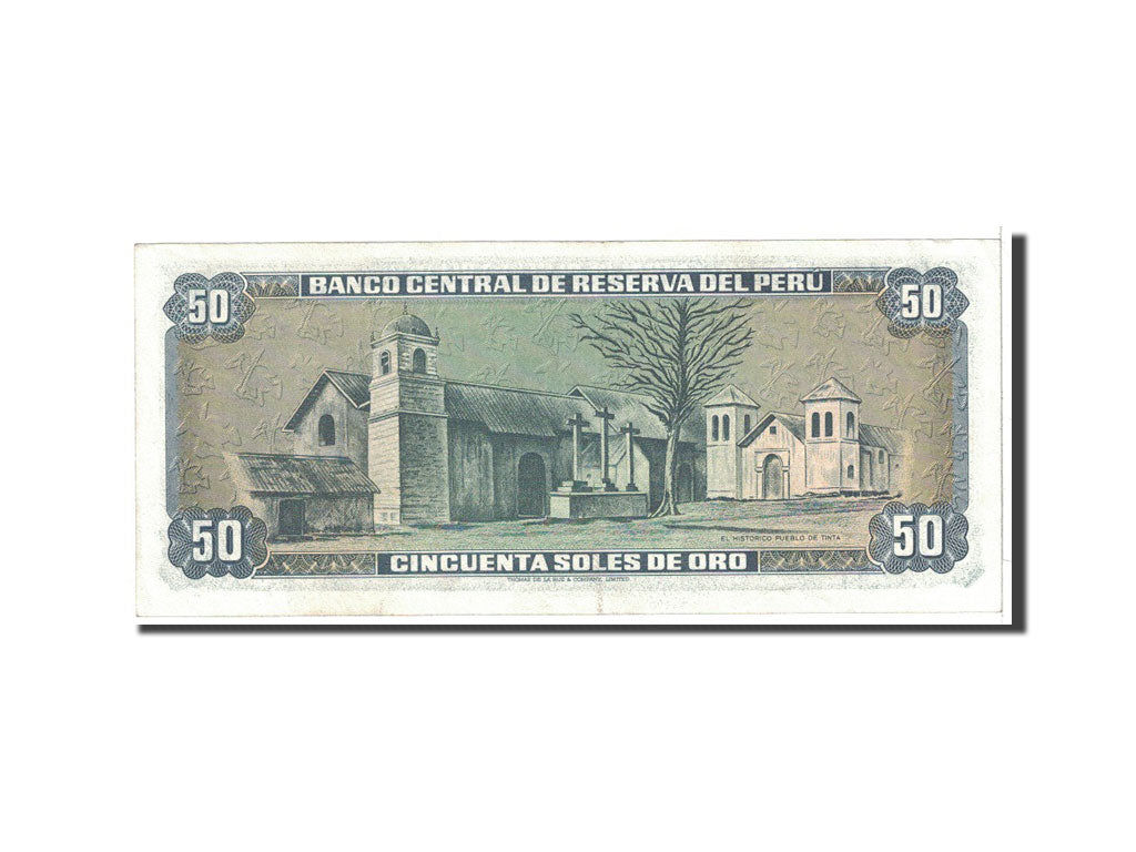 Banknote, Peru, 50 Soles De Oro, 1977, 1977-12-15, KM:113, UNC(65-70)